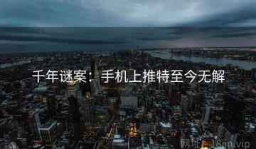 千年谜案：手机上推特至今无解