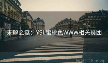 未解之谜：YSL蜜桃色WWW相关疑团