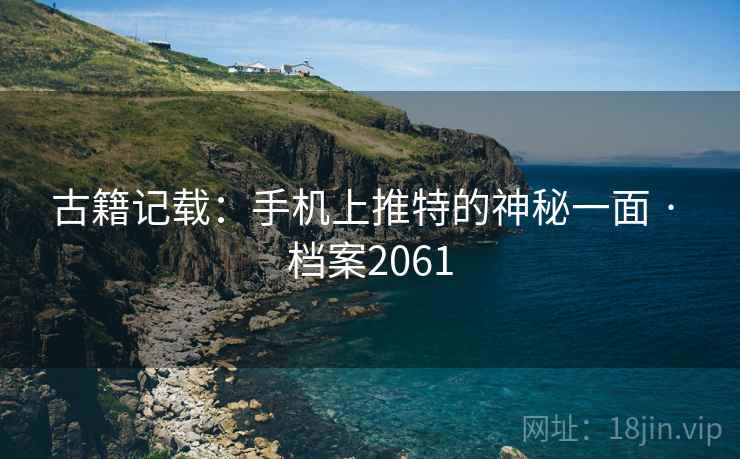 古籍记载：手机上推特的神秘一面 · 档案2061