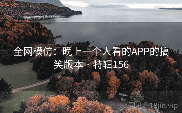 全网模仿：晚上一个人看的APP的搞笑版本 · 特辑156
