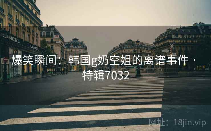 爆笑瞬间：韩国g奶空姐的离谱事件 · 特辑7032