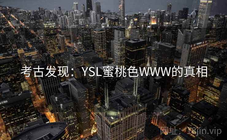 考古发现：YSL蜜桃色WWW的真相